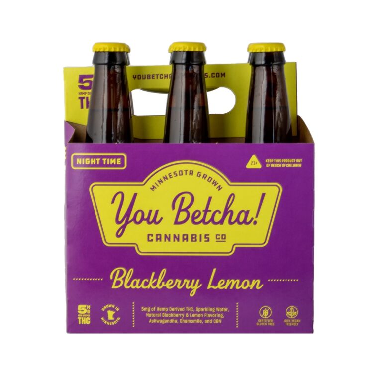 You Betcha NightTime BlackBerry Lemon 6 Pack